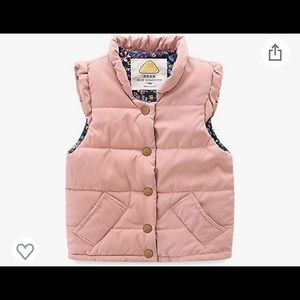 Little Girls Winter Puffer Vest